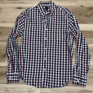 J. Crew Plaid Slim Fit Button Down Shirt Men’s Medium